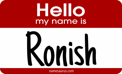 Hello my name is Ronish png download