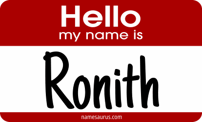 Hello my name is Ronith png download