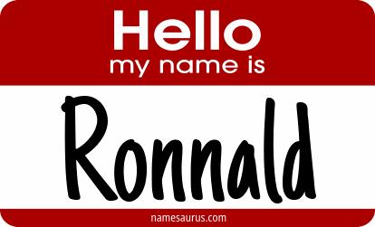 Hello my name is Ronnald png download