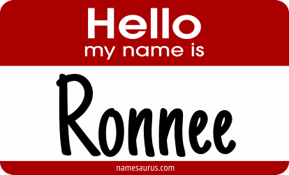 Hello my name is Ronnee png download