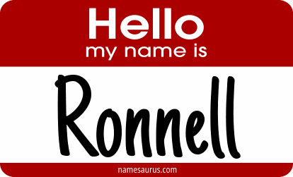 Hello my name is Ronnell png download