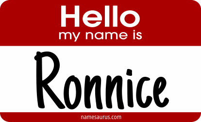 Hello my name is Ronnice png download