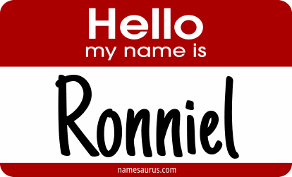 Hello my name is Ronniel png download