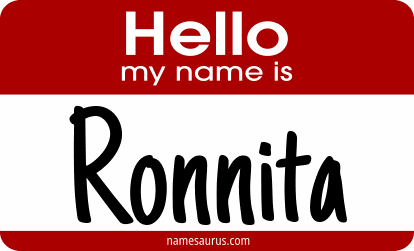 Hello my name is Ronnita png download