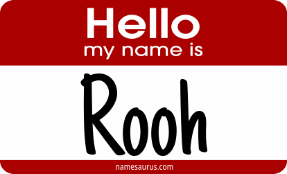 Hello my name is Rooh png download