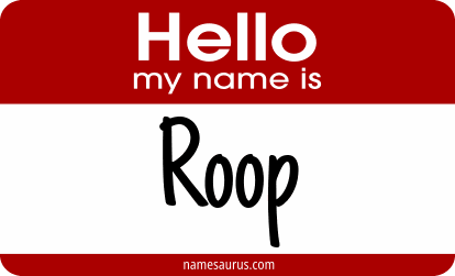 Hello my name is Roop png download