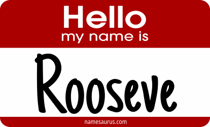 Hello my name is Rooseve png download