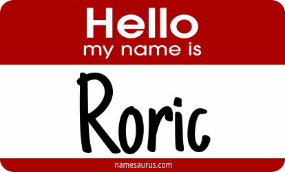 Hello my name is Roric png download