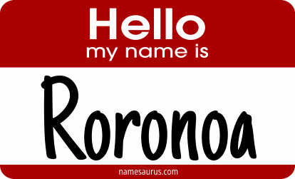Hello my name is Roronoa png download