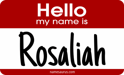 Hello my name is Rosaliah png download