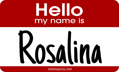 Hello my name is Rosalina png download