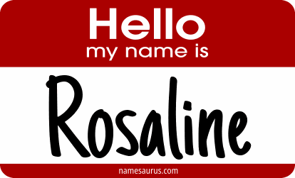 Hello my name is Rosaline png download