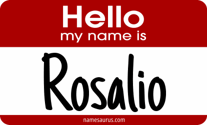 Hello my name is Rosalio png download