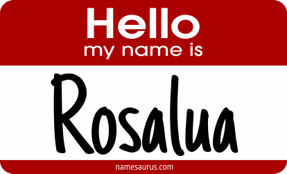 Hello my name is Rosalua png download