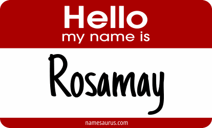 Hello my name is Rosamay png download