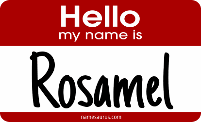 Hello my name is Rosamel png download