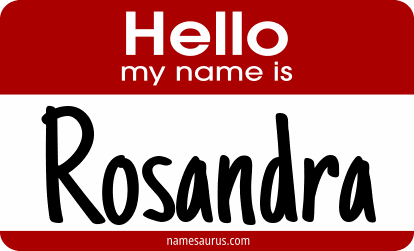 Hello my name is Rosandra png download