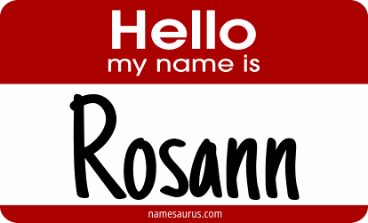 Hello my name is Rosann png download