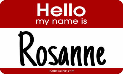 Hello my name is Rosanne png download