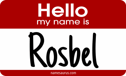Hello my name is Rosbel png download