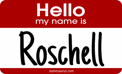 Hello my name is Roschell png download