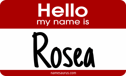 Hello my name is Rosea png download
