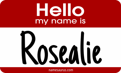 Hello my name is Rosealie png download