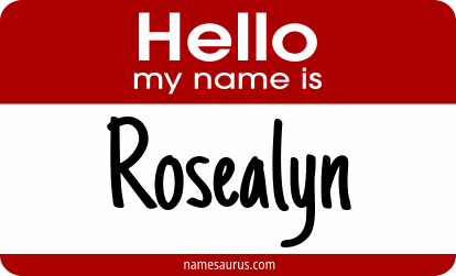 Hello my name is Rosealyn png download