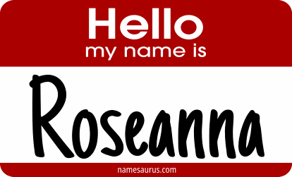 Hello my name is Roseanna png download