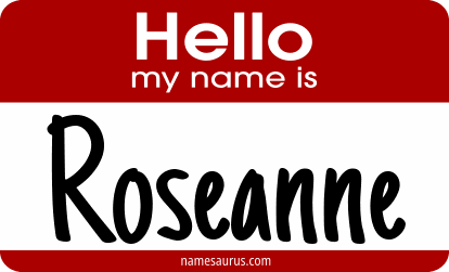 Hello my name is Roseanne png download
