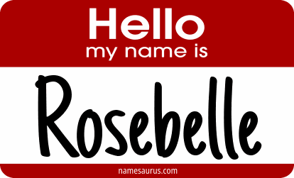 Hello my name is Rosebelle png download