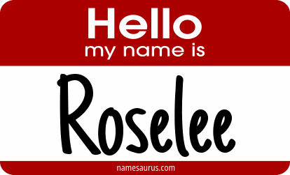 Hello my name is Roselee png download