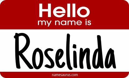 Hello my name is Roselinda png download