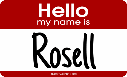 Hello my name is Rosell png download
