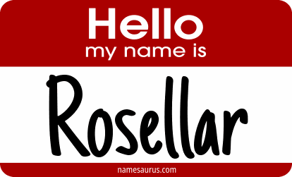 Hello my name is Rosellar png download