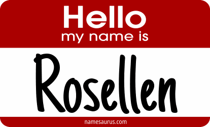 Hello my name is Rosellen png download