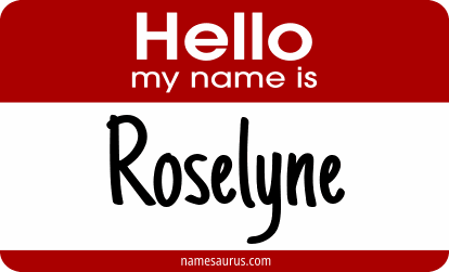 Hello my name is Roselyne png download