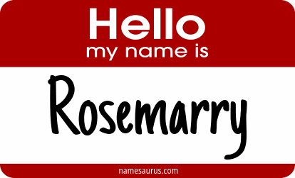 Hello my name is Rosemarry png download