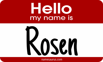 Hello my name is Rosen png download