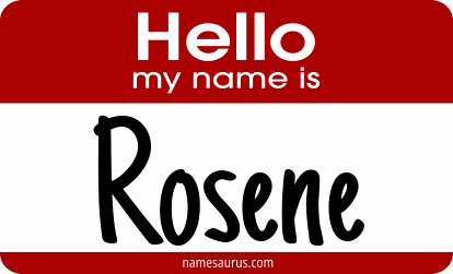 Hello my name is Rosene png download