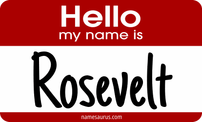 Hello my name is Rosevelt png download
