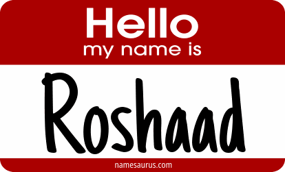 Hello my name is Roshaad png download