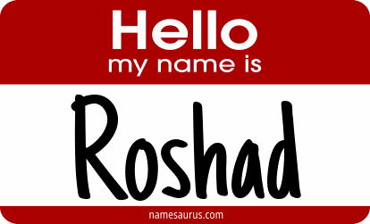 Hello my name is Roshad png download