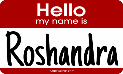 Hello my name is Roshandra png download
