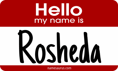 Hello my name is Rosheda png download