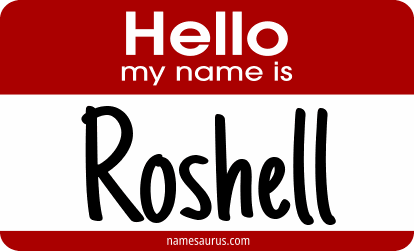 Hello my name is Roshell png download