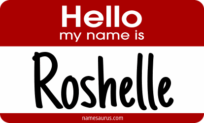 Hello my name is Roshelle png download
