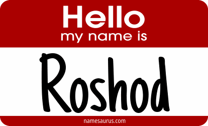 Hello my name is Roshod png download