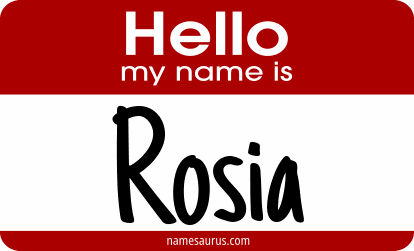 Hello my name is Rosia png download