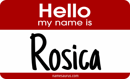 Hello my name is Rosica png download